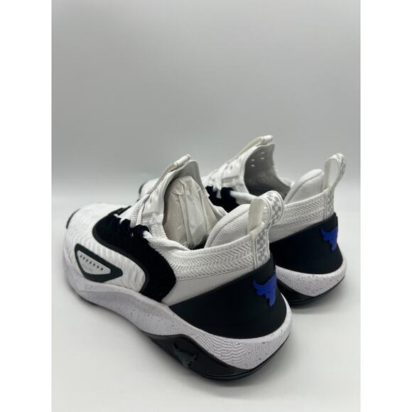 Under Armour Project Rock 7 White Black Team Royal 3027601 104 Women's Size 7 - Picture 8 of 12